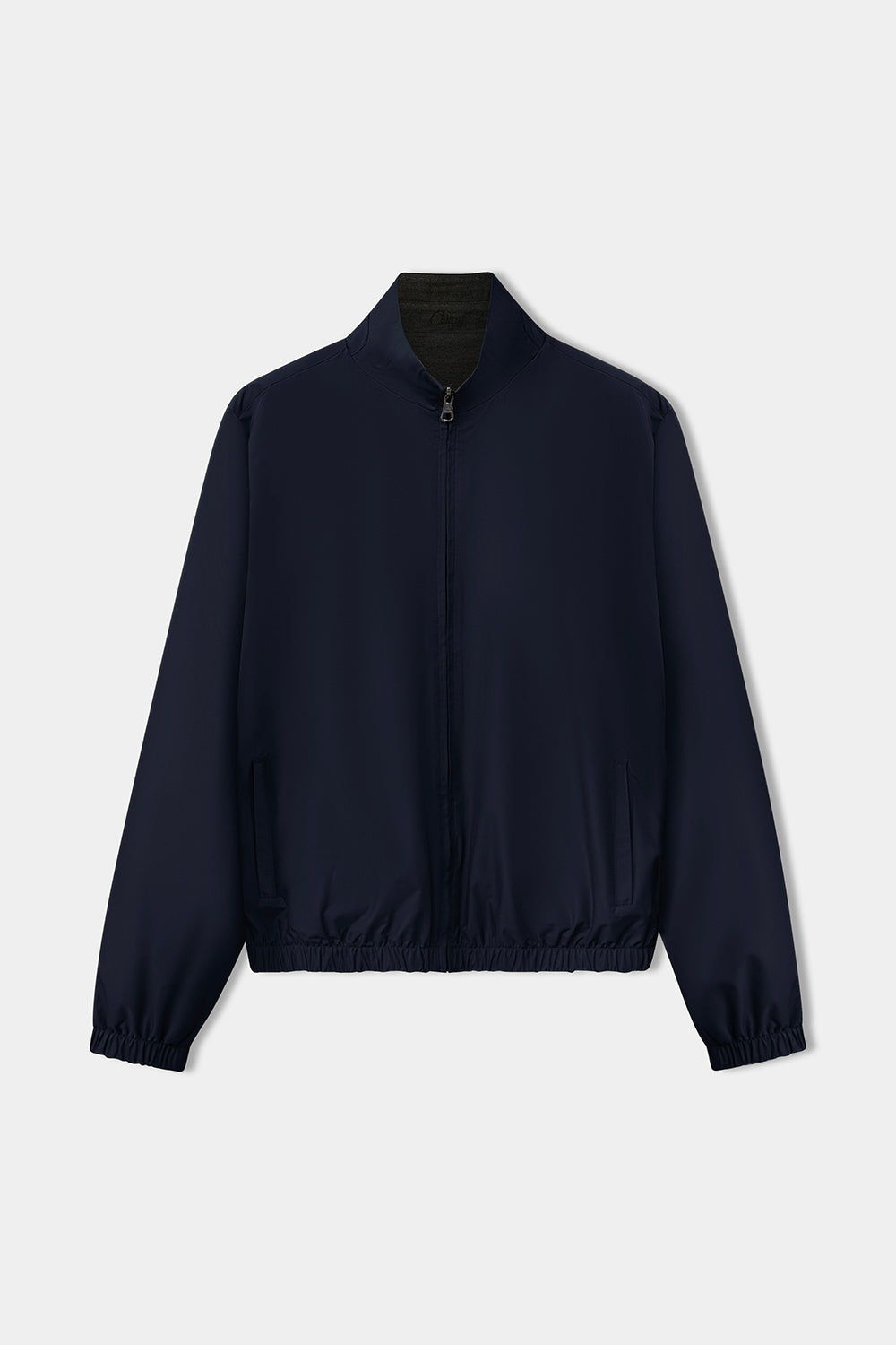 Navy Blue Reversible Bomber Jacket