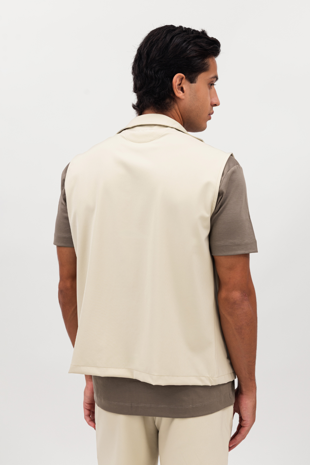 Beige Tech Gilet