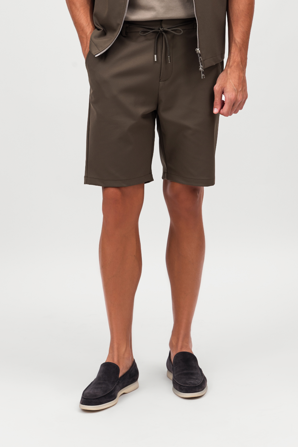 Brown Tech Shorts