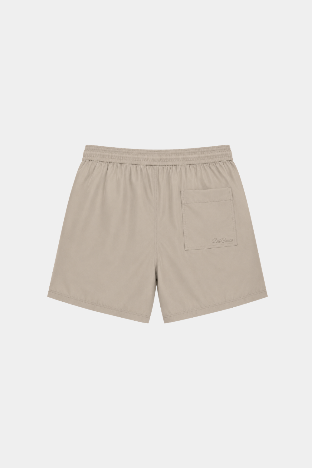 Taupe Zip Swim Shorts
