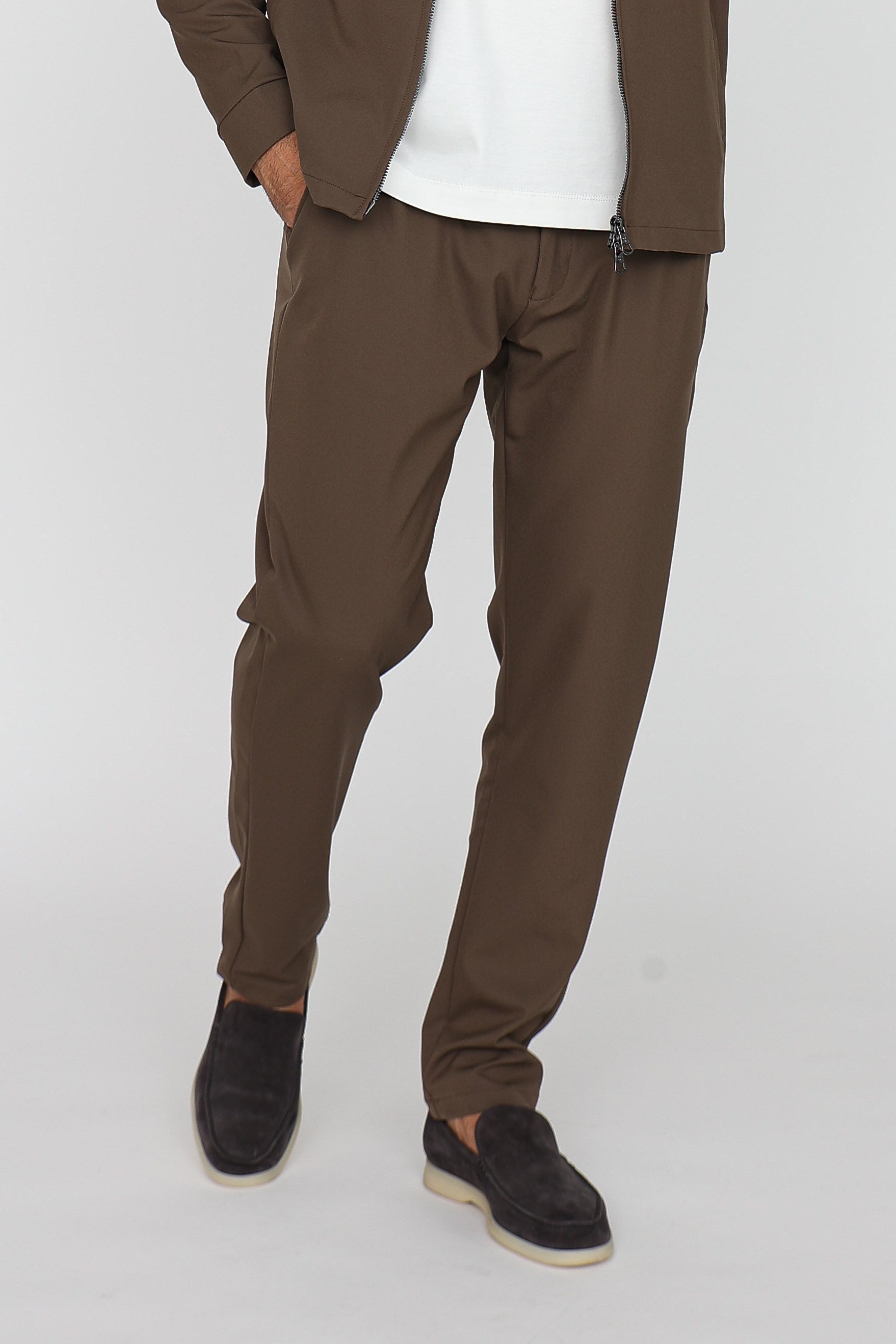 Brown Smart Tech Pants