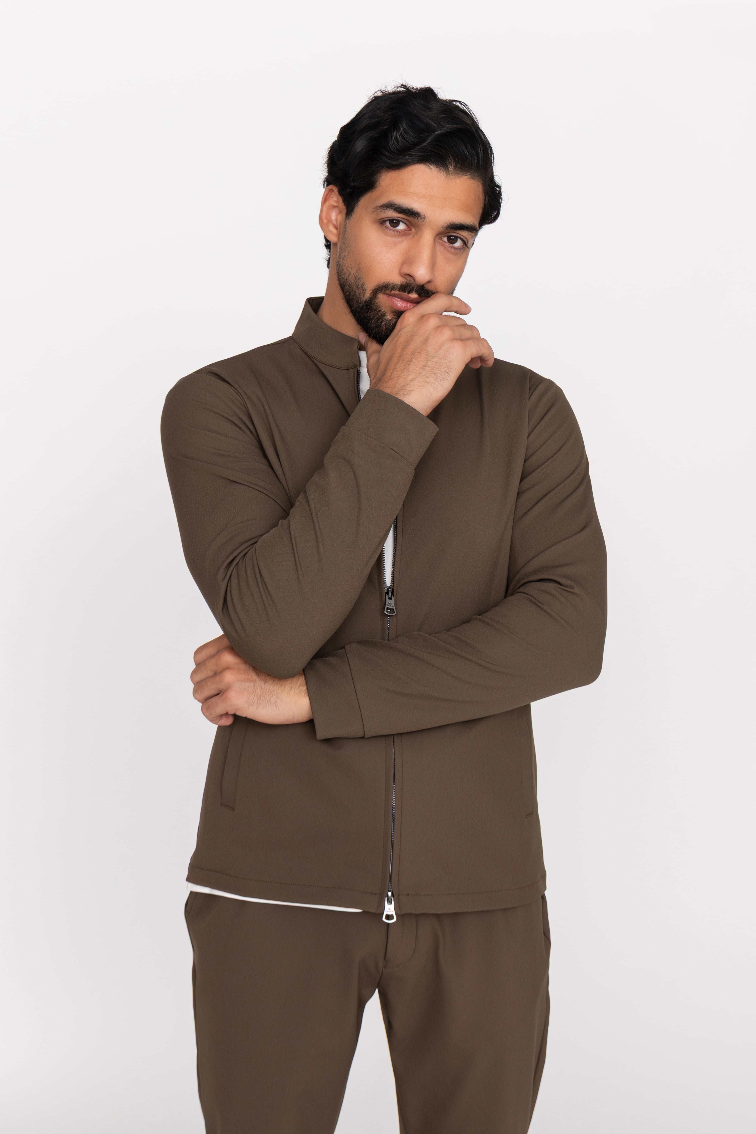 Brown Urban Tech Jacket