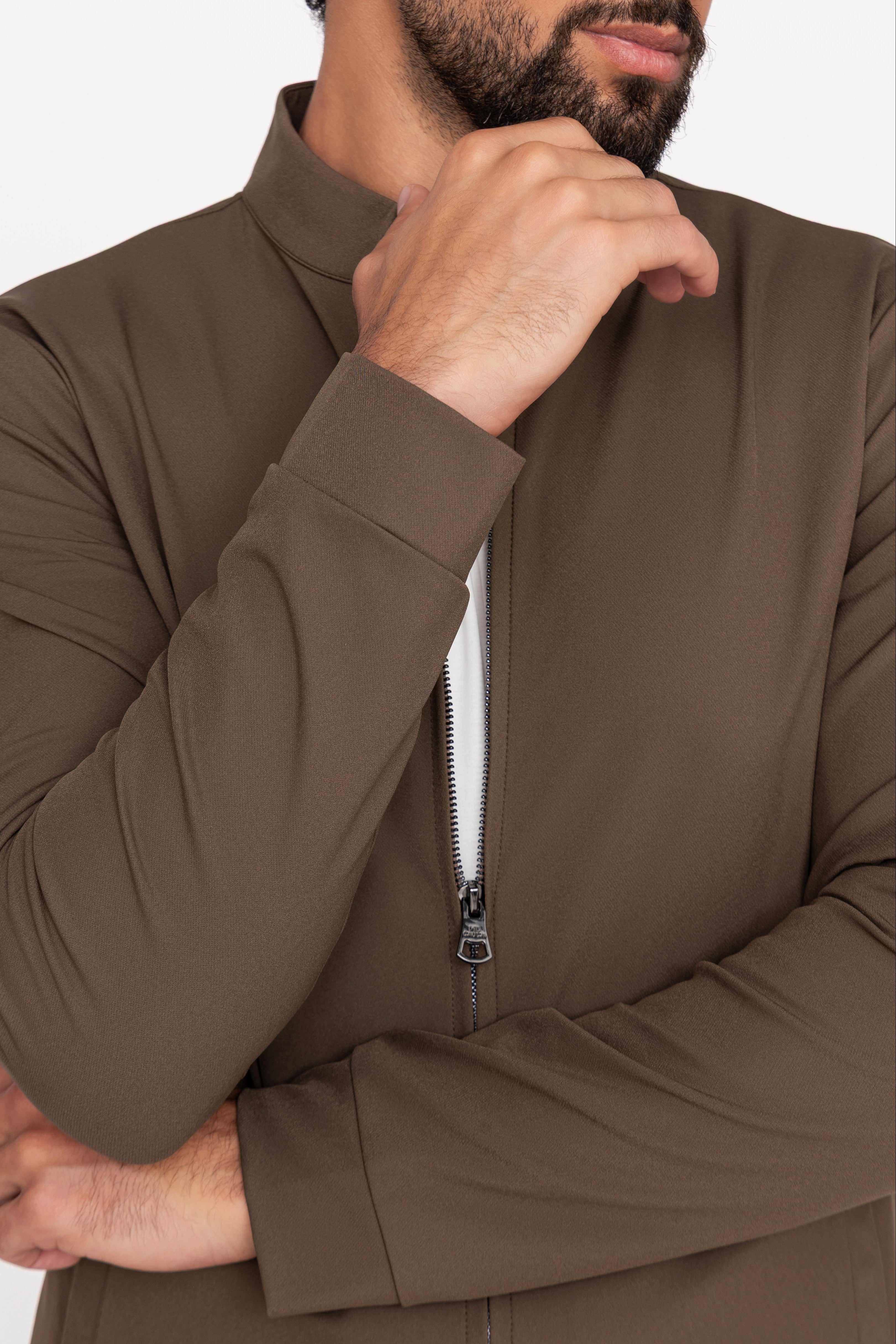 Brown Urban Tech Jacket