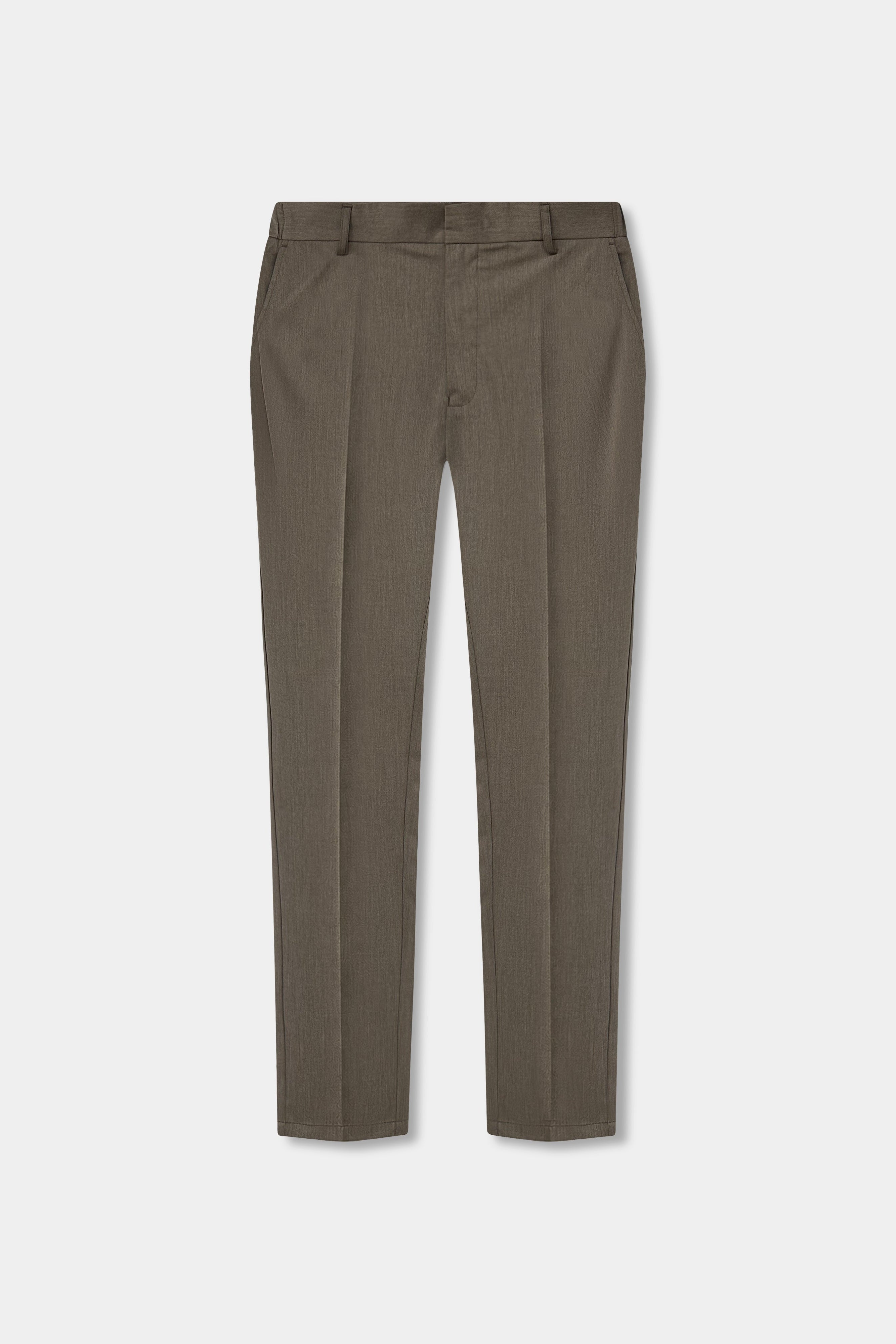 Mushroom Taupe Lightweight Tailored Trousers