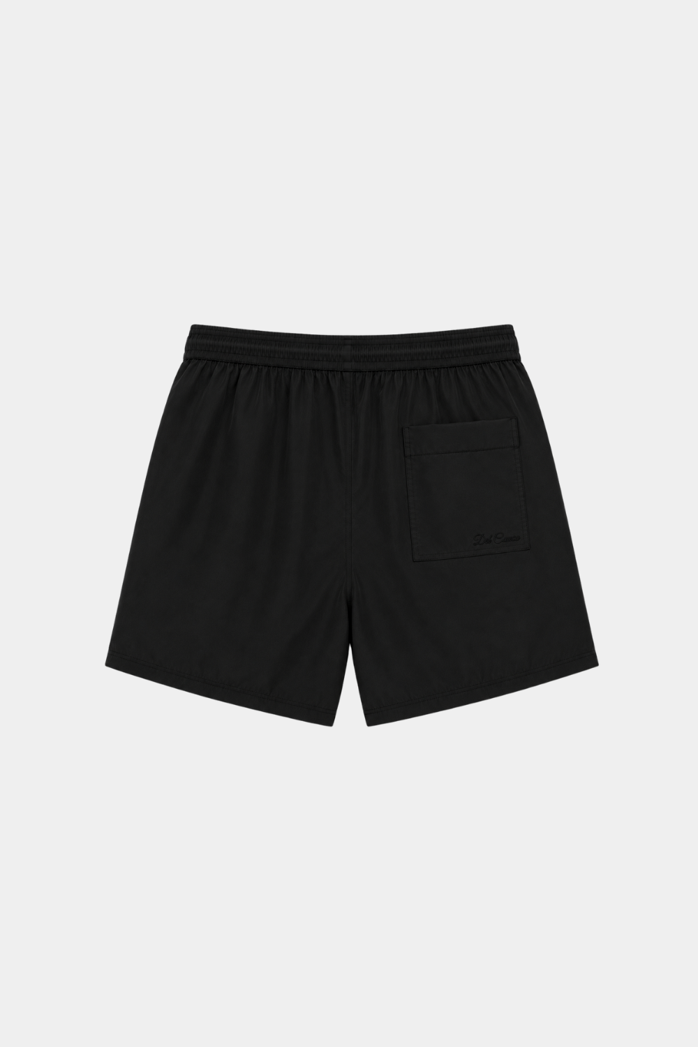 Black Zip Swim Shorts