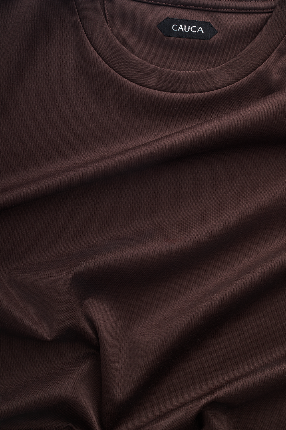 Dark Brown Mercerized T-shirt