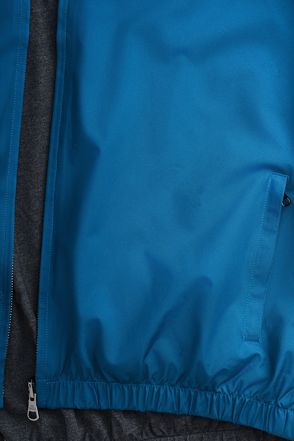 Petrol Blue Reversible Bomber Jacket