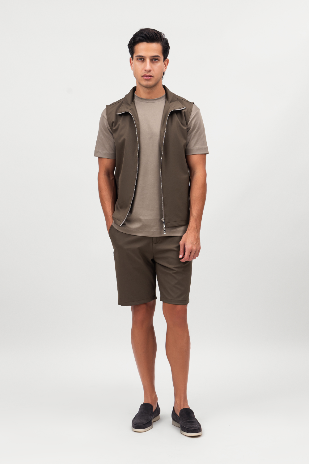 Brown Tech Gilet