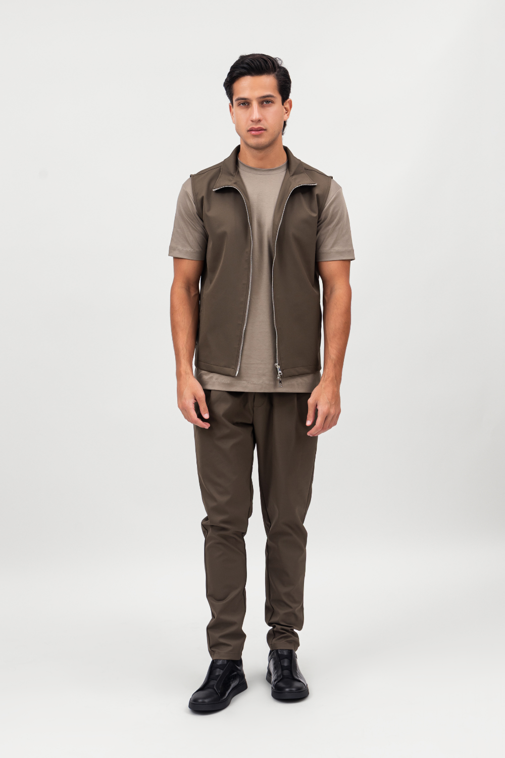 Brown Tech Gilet