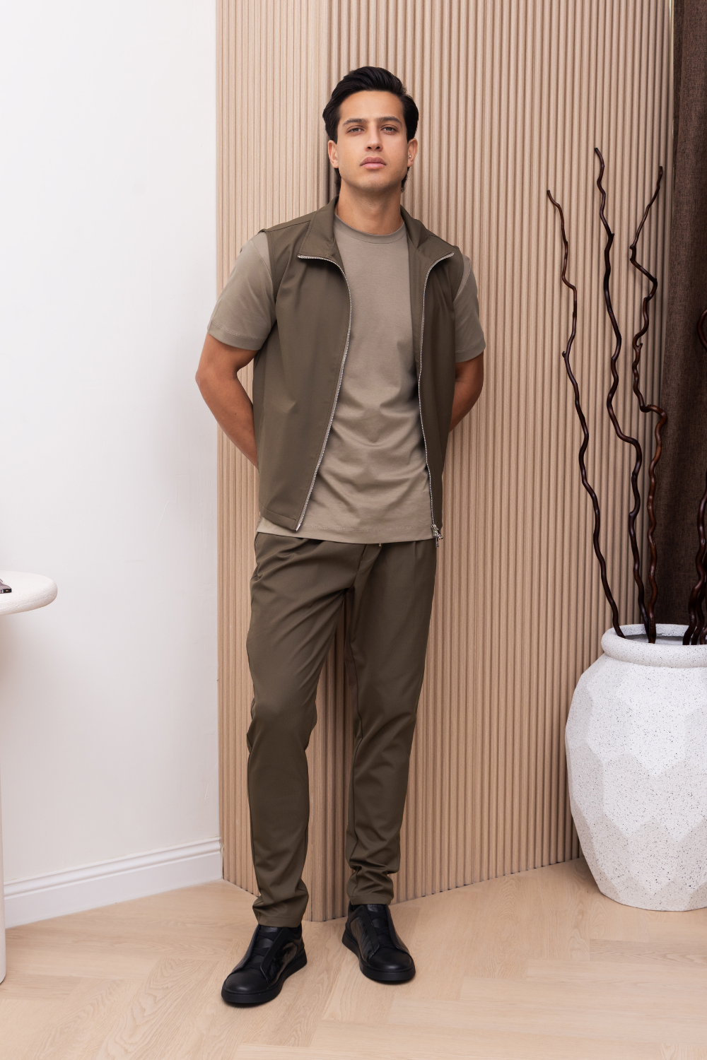 Brown Tech Gilet
