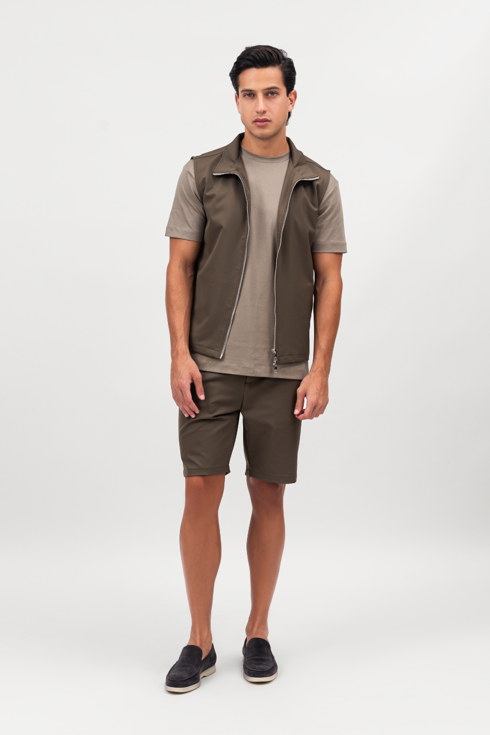 Brown Tech Shorts